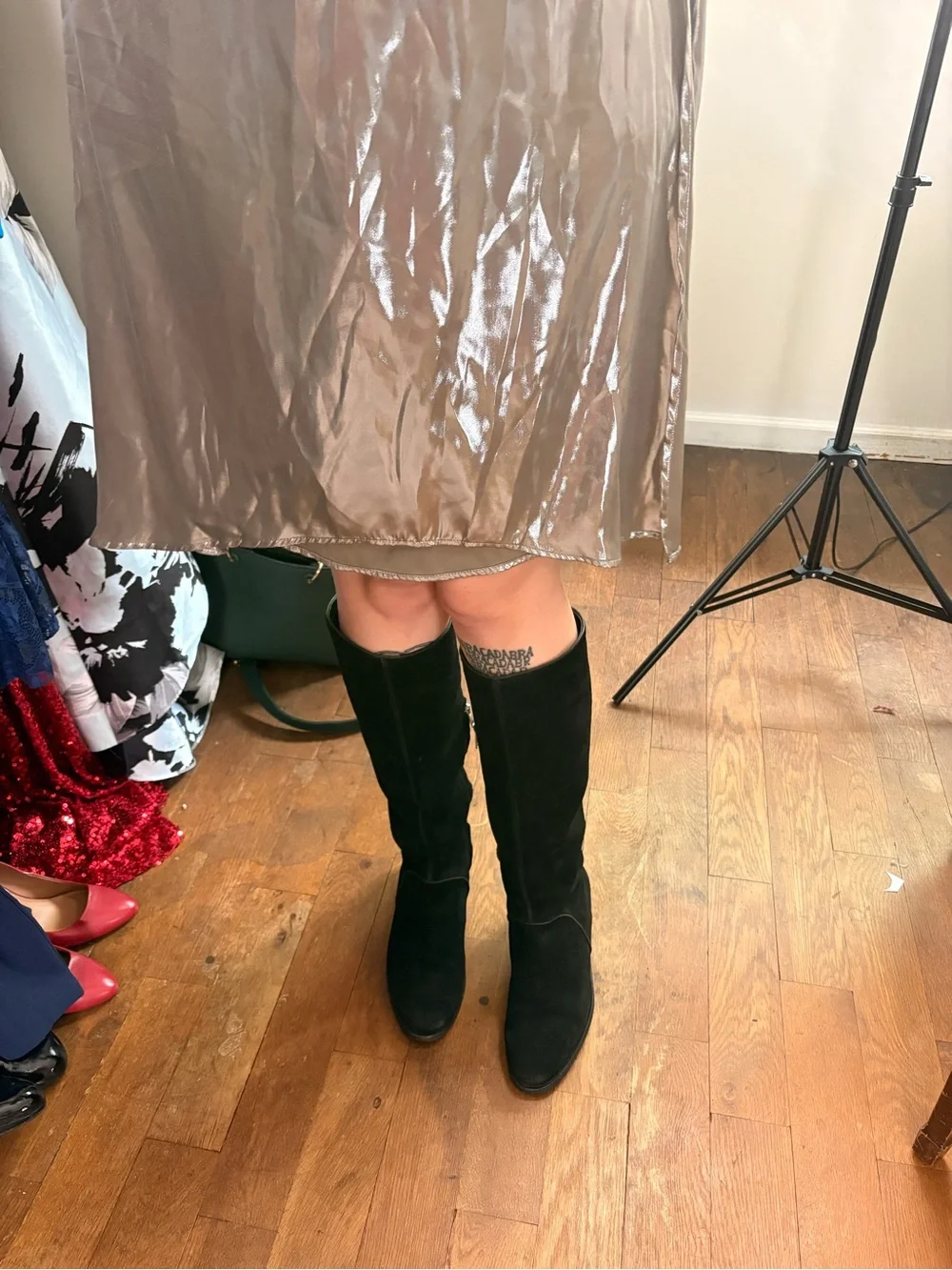 Black Suede Knee-High Women’s Boots - UGG